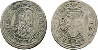 Pfalz, Kurlinie 1/4 Gulden zu 15 Kreuzern Karl Ludwig 1648-1680 -
