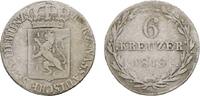 Nassau 6 Kreuzer Wilhelm 1816-1839 -
