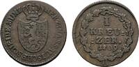 Nassau Cu Kreuzer Friedrich August und Friedrich Wilhelm 1808-1816 -