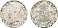 Spanien 50 Centesimos Alfons XIII. 1886-1931 -