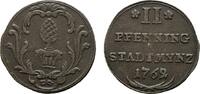 Augsburg, Stadt Cu 2 Pfennig 1762 VF