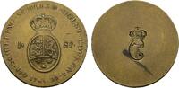 Schleswig-Holstein, Königliche Linie Messing-Normalgewicht des Speciestaler Christian VII. 1766-1808 -