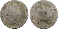 Brandenburg-Preußen Taler zu 60 Stüber 1765 C, Kleve Friedrich II. 1740-1786 F+