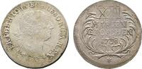 Brandenburg-Preußen 12 Mariengroschen 1758 Dresden Friedrich II. 1740-1786 Gutes Porträt. Winz. Zainende, VF-EF