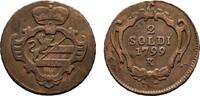 Haus Habsburg Cu 2 Soldi Franz II. (I.) 1792-1835 -