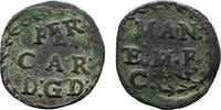 Italien-Mantua Cu Soldo Ferdinando Carlo Gonzaga 1668-1707 -