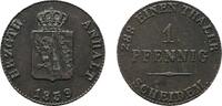 Anhalt-Bernburg Cu Pfennig Alexander Carl 1834-1863 -