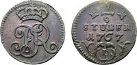 Brandenburg-Preußen Cu 1/4 Stüber 1767 D, Aurich Friedrich II. 1740-1786 VF