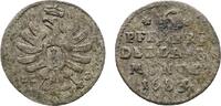 Brandenburg-Preußen 6 Pfennig 1683 LCS Berlin Friedrich Wilhelm 1640-1688 seltener Jahrgang. Rauher Schrötling, VF