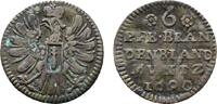 Brandenburg-Preußen 6 Pfennig Friedrich III. 1688-1701 -