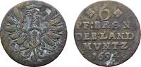 Brandenburg-Preußen 6 Pfennig Friedrich III. 1688-1701 -