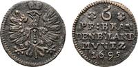 Brandenburg-Preußen 6 Pfennig Friedrich III. 1688-1701 -