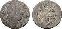 Brandenburg-Preußen 1/12 Taler 1764 B, Breslau Friedrich II. 1740-1786 F-VF