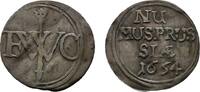 Brandenburg-Preußen Schilling 1664 Königsberg Friedrich Wilhelm 1640-1688 Gewellt, VF