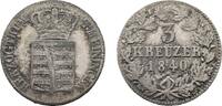 Sachsen-Meiningen 3 Kreuzer 1840 Bernhard Erich Freund 1803-1866 Sehr sc... 40.41 US$  +  57.74 US$ shipping