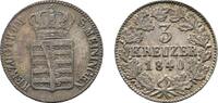 Sachsen-Meiningen 3 Kreuzer 1840 Bernhard Erich Freund 1803-1866 Sehr sc... 40.41 US$  +  57.74 US$ shipping