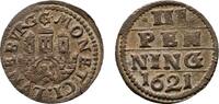 L&uuml;neburg, Stadt Kipper Cu III Pfennig 1621 Etwas rauher Schr&ouml;tling, sehr... 51.96 US$  +  57.74 US$ shipping