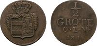 Oldenburg Cu 1/2 Grote 1816 Peter Friedrich Wilhelm 1785-1823 Sehr sch&ouml;n 40.41 US$  +  57.74 US$ shipping