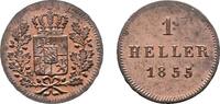 Bayern Cu Heller 1855 Maximilian II. 1848-1864 EF
