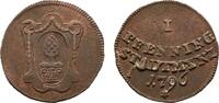 Augsburg, Stadt Cu Pfennig 1796 VF