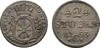 Brandenburg-Preu&szlig;en 2 St&uuml;ber 1753 C, Kleve Friedrich II. 1740-1786 Kl. S... 40.41 US$  +  57.74 US$ shipping