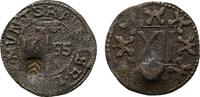 Brandenburg-Preußen Cu 12 Pfennig Friedrich Wilhelm 1640-1688 -