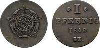 Lippe-Detmold Cu Pfennig 1830 ST Paul Alexander Leopold 1820-1851 Sehr s... 40.41 US$  +  57.74 US$ shipping