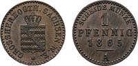 Sachsen-Weimar-Eisenach Cu Pfennig 1865 A Carl Alexander 1853-1901 Sehr ... 28.87 US$  +  57.74 US$ shipping
