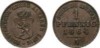 Reuss, &auml;ltere Linie zu Obergreiz Cu Pfennig 1864 A Heinrich XXII. 1859-1... 23.09 US$  +  57.74 US$ shipping