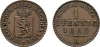 Reuss, j&uuml;ngere Linie zu Schleiz Cu Pfennig 1868 A Heinrich XIV. 1867-191... 11.55 US$  +  57.74 US$ shipping