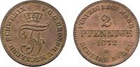 Mecklenburg-Schwerin Cu 2 Pfennig 1872 B Friedrich Franz II. 1842-1883 V... 23.09 US$  +  57.74 US$ shipping