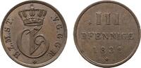 Mecklenburg-Strelitz Cu 3 Pfennig 1832 FN Georg 1816-1860 Sehr sch&ouml;n - v... 28.87 US$  +  57.74 US$ shipping