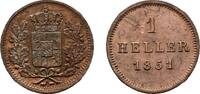 Bayern Cu Heller 1851 Maximilian II. 1848-1864 UNC-
