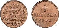 Schwarzburg-Rudolstadt Cu 1/8 Kreuzer Friedrich Günther 1807-1867 -