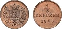 Schwarzburg-Rudolstadt Cu 1/8 Kreuzer Friedrich Günther 1807-1867 -