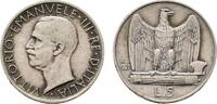 Italien-Königreich 5 Lire Vittorio Emanuele III. 1900-1946 -