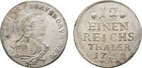 Brandenburg-Preußen 1/12 Taler Friedrich II. 1740-1786 -
