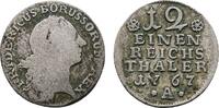 Brandenburg-Preußen 1/12 Taler Friedrich II. 1740-1786 -