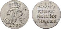 Brandenburg-Preußen 1/24 Taler Friedrich II. 1740-1786 -