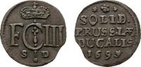 Brandenburg-Preußen Schilling Friedrich III. 1688-1701 -