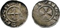 Meißen-Oberlausitzregion Hochrandpfennig Anonyme Münzstätte. Konrad II. 1024-1039 (?) -