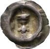Eisenach, landgräflich thüringische Münzstätte Hohlpfennig Friedrich II. der Ernsthafte 1323-1349 -
