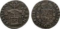 Niederlande-Maastricht, Stadt Cu Rechenpfennig Albert und Isabella 1598-1621 -