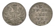 Brandenburg-Preußen 3 Pfennig Friedrich Wilhelm 1640-1688 -