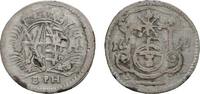 Sachsen-Albertinische Linie 3 Pfennig Friedrich August I. 1694-1733 -