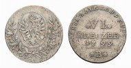 Brandenburg-Preußen 6 Kreuzer Friedrich Wilhelm III. 1797-1840 -