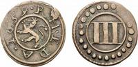 Bentheim-Tecklenburg-Rheda Cu 3 Pfennig Moritz 1623-1674 -
