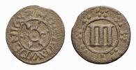 Cu 3 Pfennig 1683 Wiedenbrück  Korrodiert, sehr schön