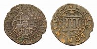 Paderborn, Bistum Cu 3 Pfennig Ferdinand II. von Fürstenberg 1661-1683 -