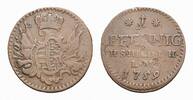 Sachsen-Hildburghausen Cu Pfennig Ernst Friedrich Karl 1745-1780 -